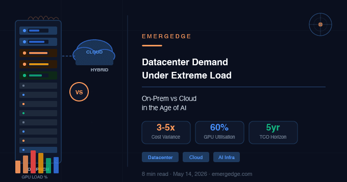 Datacenter Demand Under Extreme Load — On-Prem vs Cloud in the Age of AI