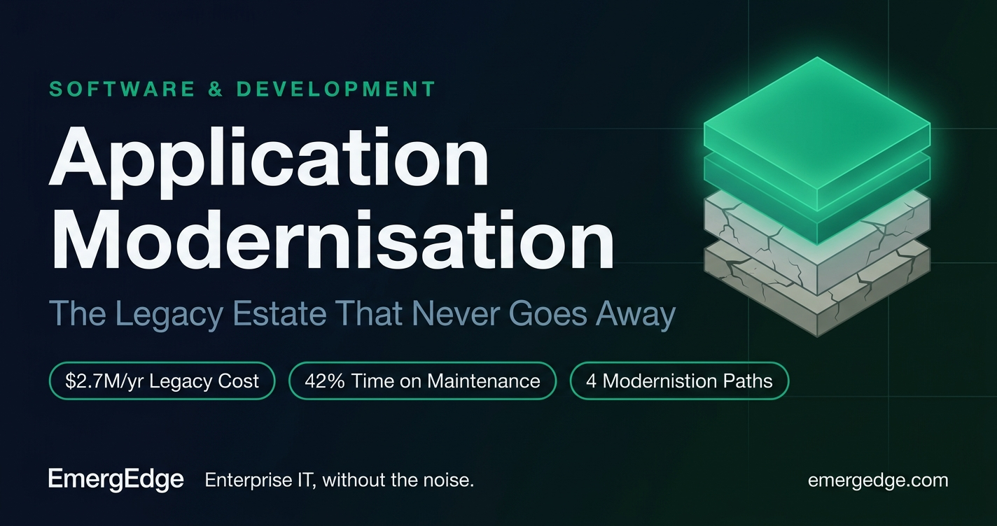 Application Modernisation — The Legacy Estate That Never Goes Away