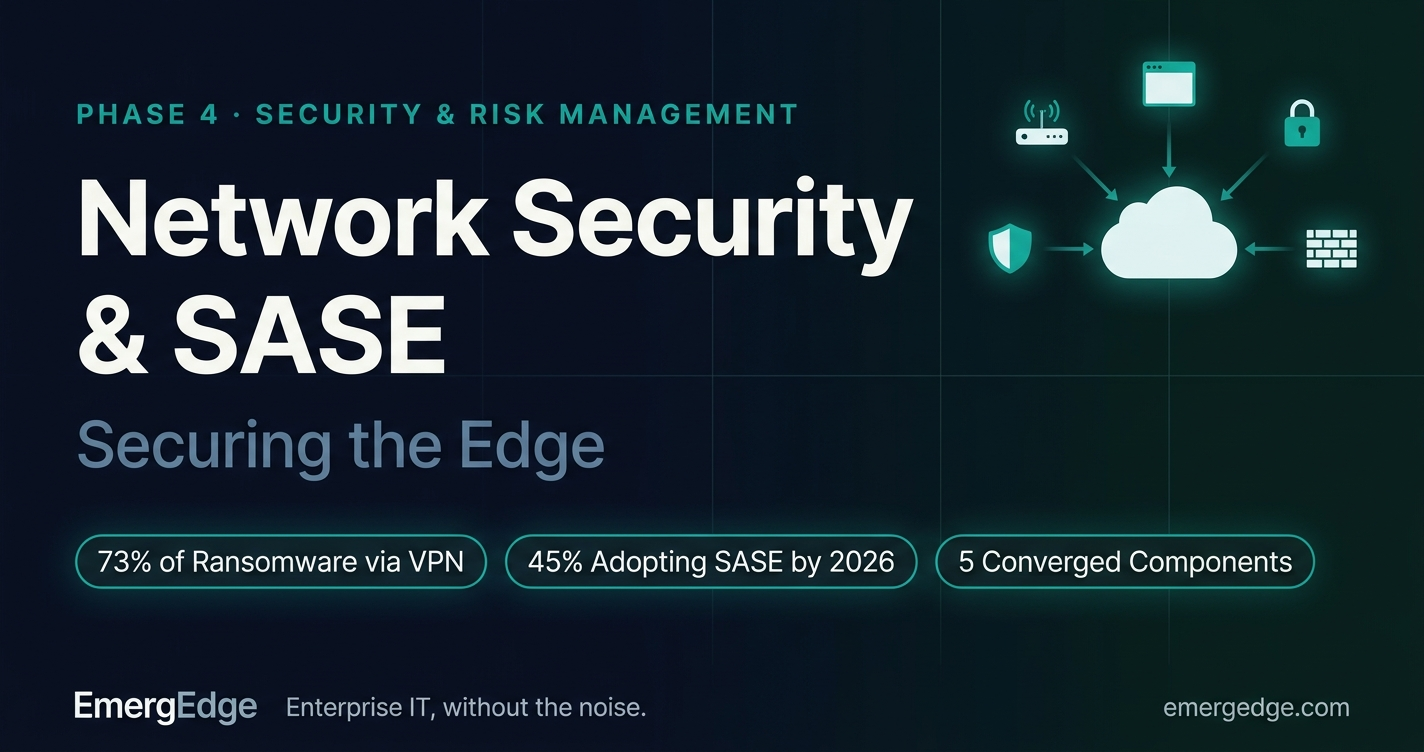 Network Security & SASE — Securing the Edge